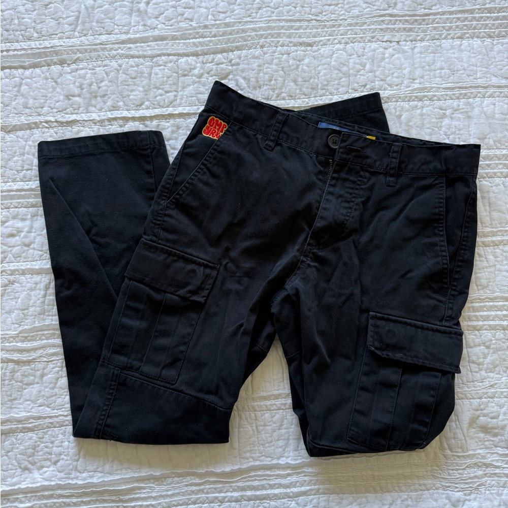 Empyre Men's Black Cargo Pants - Durable Everyday Style | Size 25
